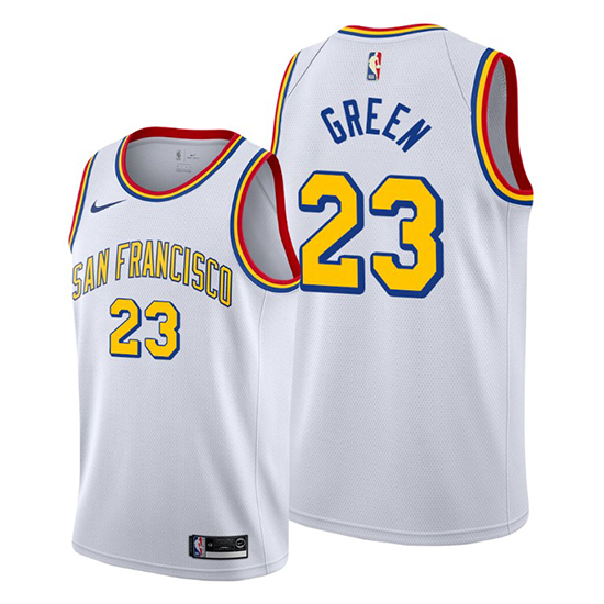 Camiseta Golden State Warriors Draymond Green No 23 Classic Edition 19 Blanco Camiseta Golden State Warriors Draymond Green No 23 Classic Edition 19 Blanco