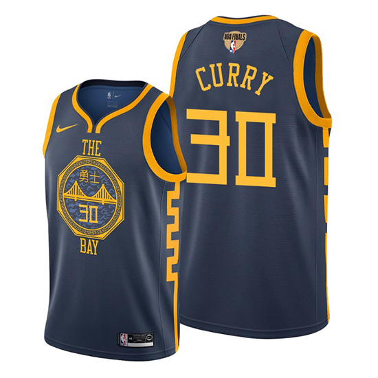 Camiseta Golden State Warriors Stephen Curry NO 30 Azul