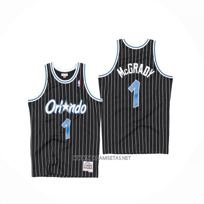 consumo Arturo Melancolía Camiseta Orlando Magic Tracy McGrady NO 1 Hardwood Classics Throwback Negro consumo Arturo Melancolía Camiseta Orlando Magic Tracy McGrady NO 1 Hardwood Classics Throwback Negro