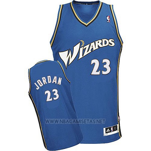 Monasterio comedia inercia Camiseta Washington Wizards Michael Jordan NO 23 Retro Azul