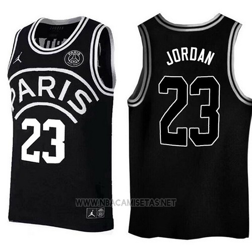 AJ x PSG Michael Jordan NO 23 Negro